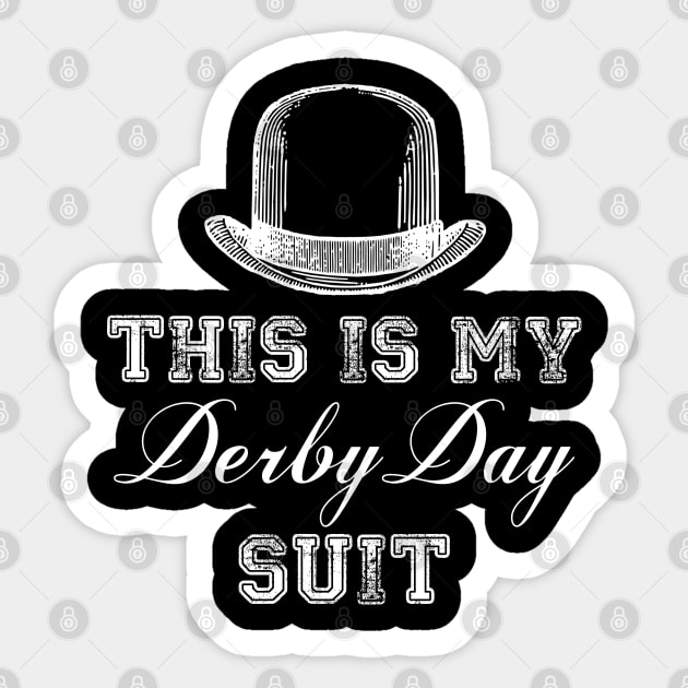 Funny Derby day 2024 Horse Racing Retro Sticker by BEZZAIM